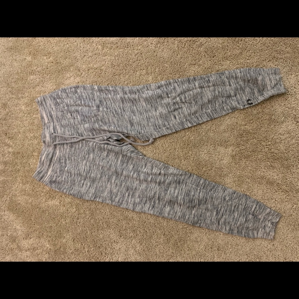 Heather Grey Ankle Joggers